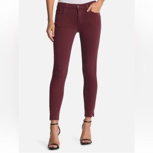 Joe's Jeans Woman's Mid Rise Skinny Ankle Jeans - Cranberry Size 27